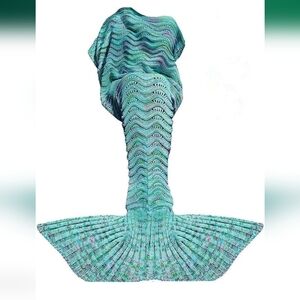 Brand New Mermaid Tail Crochet Blanket